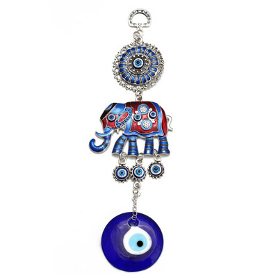EVIL EYE aliaj Fatima mână bufniță fluture sticlă albastru turcesc Evil Eye pandantiv pentru agățat perete decor pentru casă living mașină