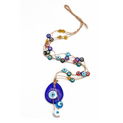 EVIL EYE aliaj Fatima mână bufniță fluture sticlă albastru turcesc Evil Eye pandantiv pentru agățat perete decor pentru casă living mașină