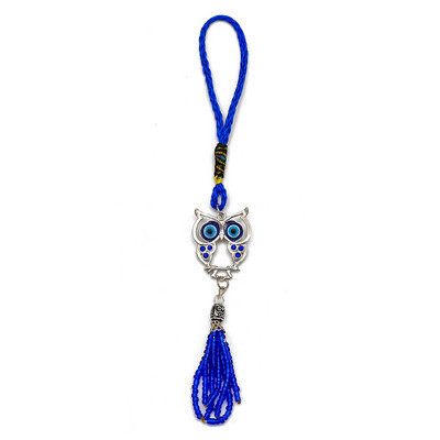 EVIL EYE aliaj Fatima mână bufniță fluture sticlă albastru turcesc Evil Eye pandantiv pentru agățat perete decor pentru casă living mașină