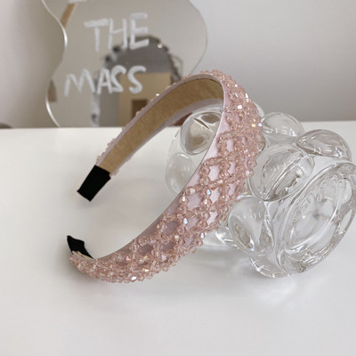 Banda de păr pentru femei la modă nouă Bandă laterală lată Turban cu noduri încrucișate Articole pentru cap clasice cu dungi Accesorii pentru păr pentru fete Livrare picătură