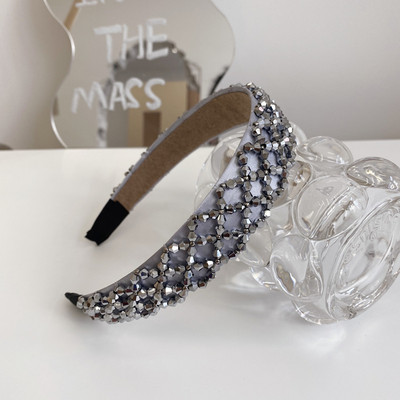 Banda de păr pentru femei la modă nouă Bandă laterală lată Turban cu noduri încrucișate Articole pentru cap clasice cu dungi Accesorii pentru păr pentru fete Livrare picătură