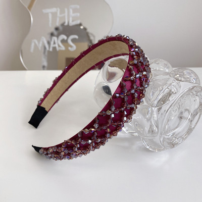 Banda de păr pentru femei la modă nouă Bandă laterală lată Turban cu noduri încrucișate Articole pentru cap clasice cu dungi Accesorii pentru păr pentru fete Livrare picătură