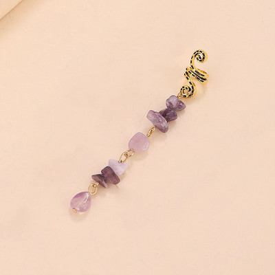 Bijuterii de păr cu pandantiv din piatră naturală colorată, pentru împletituri, accesorii pentru dreadlock de cristal, brelocuri pentru păr, accesorii pentru cap pentru femei, dreadlock