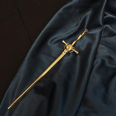 Nou Punk Ruby Pandantiv Sabie Acul de păr Bastoane de păr simple chinezești pentru femei retro Coafura Accesorii pentru vase de păr La modă 2022