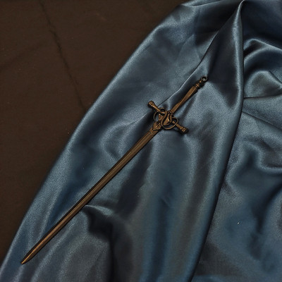 Nou Punk Ruby Pandantiv Sabie Acul de păr Bastoane de păr simple chinezești pentru femei retro Coafura Accesorii pentru vase de păr La modă 2022