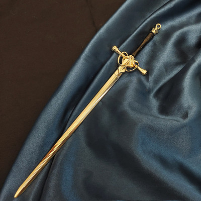 Nou Punk Ruby Pandantiv Sabie Acul de păr Bastoane de păr simple chinezești pentru femei retro Coafura Accesorii pentru vase de păr La modă 2022