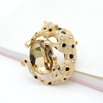 CINDY XIANG Rhinestone Leopard καρφίτσες για γυναίκες Κλασικό σχέδιο Μόδα καρφίτσα 2 Διαθέσιμα Υψηλής Ποιότητας Νέο 2020