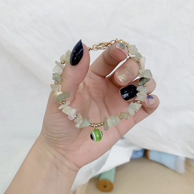 Egyszerű dizájn török Evil Eye Charm karkötő nőknek Boho Lucky Gold színű réz lánc állítható karkötő nyári ékszer