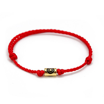 Lucky Eye Star Cross Evil Eye Charm Brățară reglabilă albastru roșu frânghie împletită brățară cu lanț pentru femei bărbați bijuterii de modă BE27