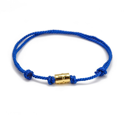 Lucky Eye Star Cross Evil Eye Charm Brățară reglabilă albastru roșu frânghie împletită brățară cu lanț pentru femei bărbați bijuterii de modă BE27