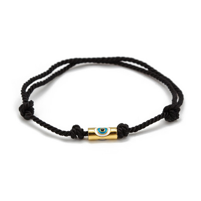 Lucky Eye Star Cross Evil Eye Charm Brățară reglabilă albastru roșu frânghie împletită brățară cu lanț pentru femei bărbați bijuterii de modă BE27