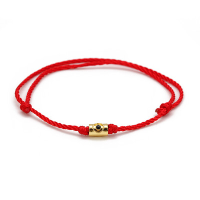 Lucky Eye Star Cross Evil Eye Charm Brățară reglabilă albastru roșu frânghie împletită brățară cu lanț pentru femei bărbați bijuterii de modă BE27