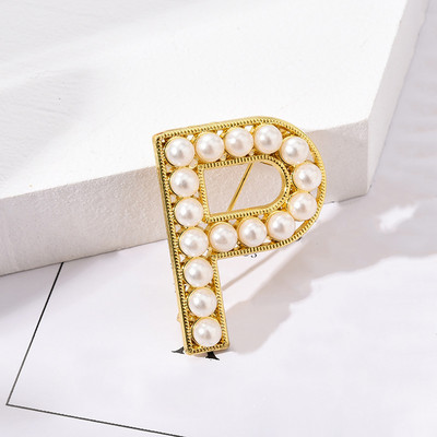 Broșe creative cu litere engleză din perle de imitație pentru femei, ace emailate, insigne, bijuterii, cadouri pentru Anul Nou Prieteni значки
