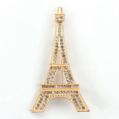 WEIMANJINGDIAN márkagyár közvetlen kivezetés kristály strasszok Eiffel-torony bross tű Divat ruha ruházat díszítő ékszer