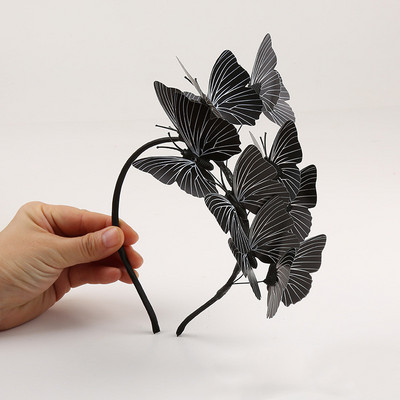 Crăciun accesorii pentru cap de nuntă lucrate manual pentru mireasa coreeană super zână doamnelor ghirlande bentita nunta fluture bentita accesorii pentru păr