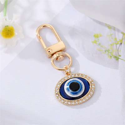 Evil Eye Hamsa mână inimă breloc breloc pentru prieten cuplu iubitori cadou floare ochi albastru geantă mașină Airpods cutie accesorii chei