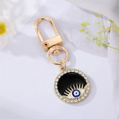 Evil Eye Hamsa mână inimă breloc breloc pentru prieten cuplu iubitori cadou floare ochi albastru geantă mașină Airpods cutie accesorii chei