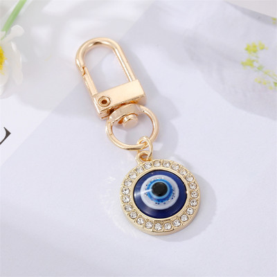 Evil Eye Hamsa mână inimă breloc breloc pentru prieten cuplu iubitori cadou floare ochi albastru geantă mașină Airpods cutie accesorii chei