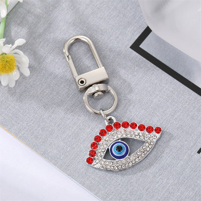 Evil Eye Hamsa mână inimă breloc breloc pentru prieten cuplu iubitori cadou floare ochi albastru geantă mașină Airpods cutie accesorii chei