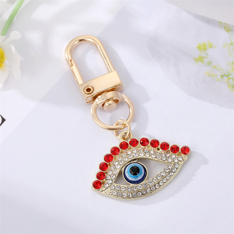 Evil Eye Hamsa mână inimă breloc breloc pentru prieten cuplu iubitori cadou floare ochi albastru geantă mașină Airpods cutie accesorii chei