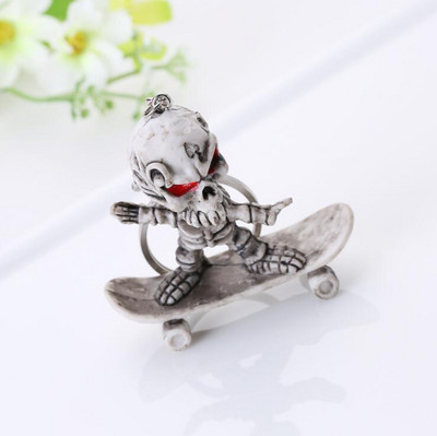 Breloc pentru bărbați Breloc Cranial Death Horror Moda Pop Cadou simplu Exagerat Punk Amuzant Drăguț Șarpe Pirat Schelet Craniu