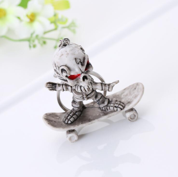 Breloc pentru bărbați Breloc Cranial Death Horror Moda Pop Cadou simplu Exagerat Punk Amuzant Drăguț Șarpe Pirat Schelet Craniu