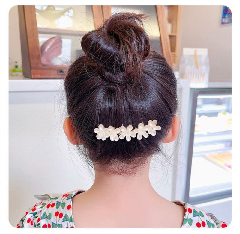 New Argintiu Culoare Perla Stras Piepteni De Par Accesorii De Par Pentru Femei Fata Accesorii Ornamente De Păr Bijuterii Copilă