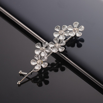 Klasszikus vintage fém geometriai strasszos hajtű Crystal Moon Sun Star hajcsat Női hajtűk Kiegészítők Ékszerek