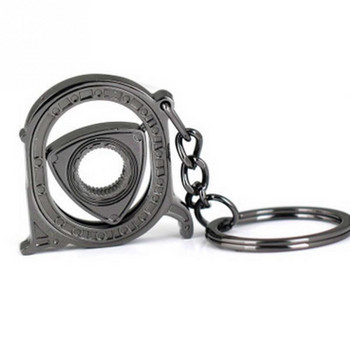 Spinning Rotor Keychain Car Ανεμιστήρες Αγαπημένα ανταλλακτικά Αυτοκινήτου Μοντέλο κινητήρα Περιστροφικό μπρελόκ Μπρελόκ Αλυσίδα μπρελόκ Meticulous Exquisite