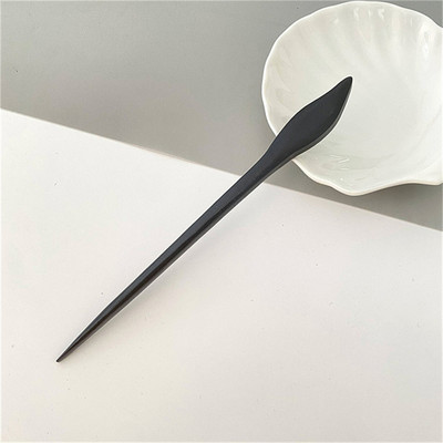 Noi agrafe de păr din lemn natural negru Femei Fete Bețișoare de păr în formă de bețișoară Agrafe de păr Bijuterii de păr retro Accesorii de modă