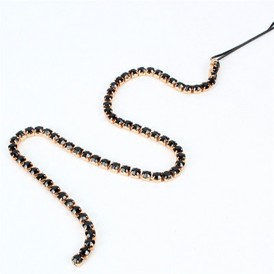 Lanț lung cu ciucuri de cristal de modă, decorare în ac de păr, lanț de păr de cristal, accesorii de nuntă pentru petrecere, bijuterii pentru femei