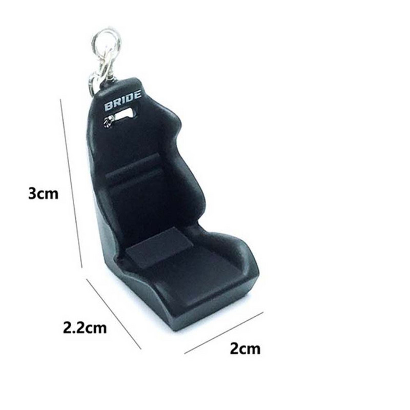 1 kom Modna torba Privjesak Poklon Mini nakit Metalni držač ključeva Auto sjedalo Privjesak za ključeve Auto Stolica za vožnju Privjesak za ključeve Trkaće sjedalo Privjesci za ključeve