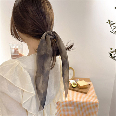 Noua bandă elastică pentru păr, cu fundiță, pentru doamne, cravată de păr, coadă de cal, perlă, frânghie, grămadă de păr, accesorii de păr la modă pentru femei