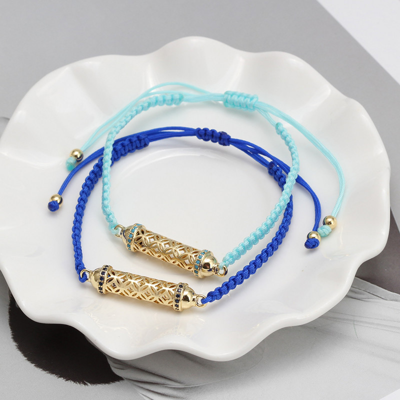 Wish Card Brățară conector email zircon pentru femei fete bijuterii de modă accesorii cadou snur reglabil brățară cu lanț 2022