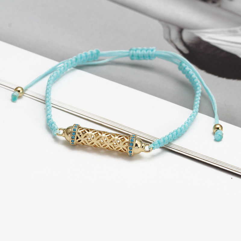 Wish Card Brățară conector email zircon pentru femei fete bijuterii de modă accesorii cadou snur reglabil brățară cu lanț 2022