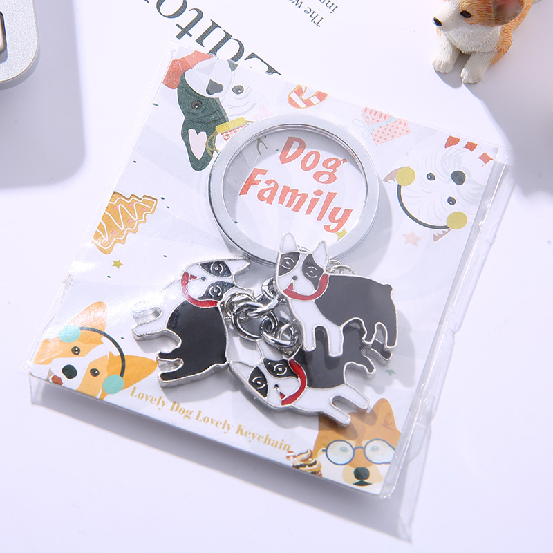 Brelocuri fierbinți Samoyed Animal Câini Breloc pandantiv metal Charm Cadouri lucrate manual pentru iubitorii de animale de companie Bijuterii pentru câini Femeie Suport pentru chei