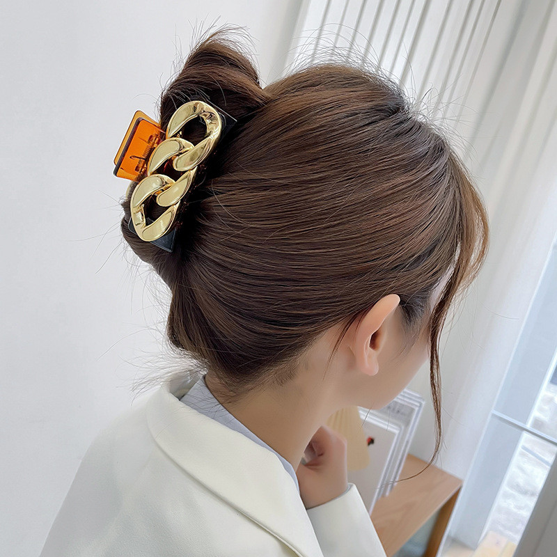 Moda coreeană acrilic ac de păr doamnă coafură pătrat rechin ac de păr pentru baie ac de păr doamnă accesorii de păr rafinate