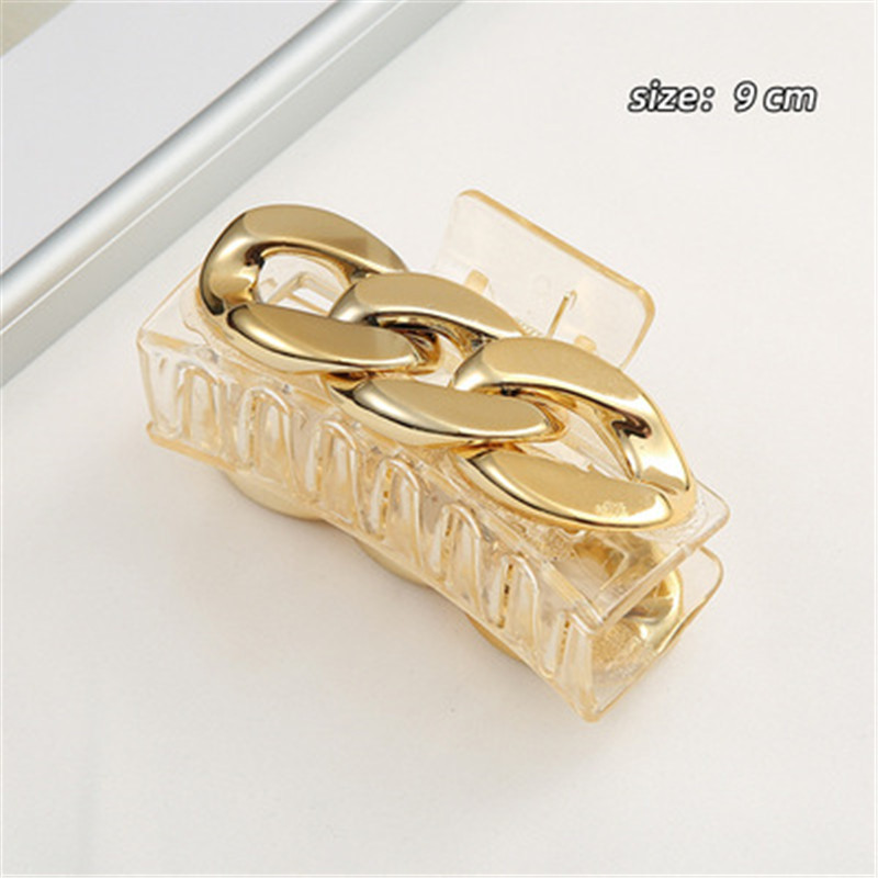 Moda coreeană acrilic ac de păr doamnă coafură pătrat rechin ac de păr pentru baie ac de păr doamnă accesorii de păr rafinate