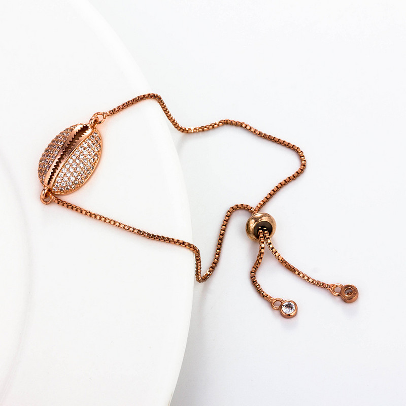 Cardul de dorințe Brățări cu scoici de modă pentru femei Brățări cu scoici reglabile de culoare argintie pentru femei Bijoux, cadou de bijuterii pentru plajă de vară EY5302