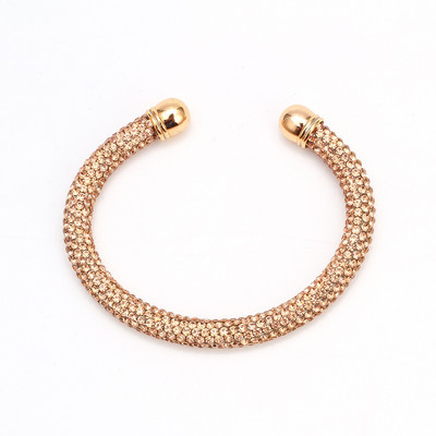 Card de dorințe Brățară de cristal de modă simplă pentru femei Brățară de cupru colorată pentru femeie, pentru petrecere, bijuterii de nuntă, cadou EY6414