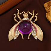 Broșe Morkopela cu insecte pentru bărbați, femei, albine, broșă rotundă din rășină, ace, haine de iarnă, accesorii pentru haine, cadouri de aniversare