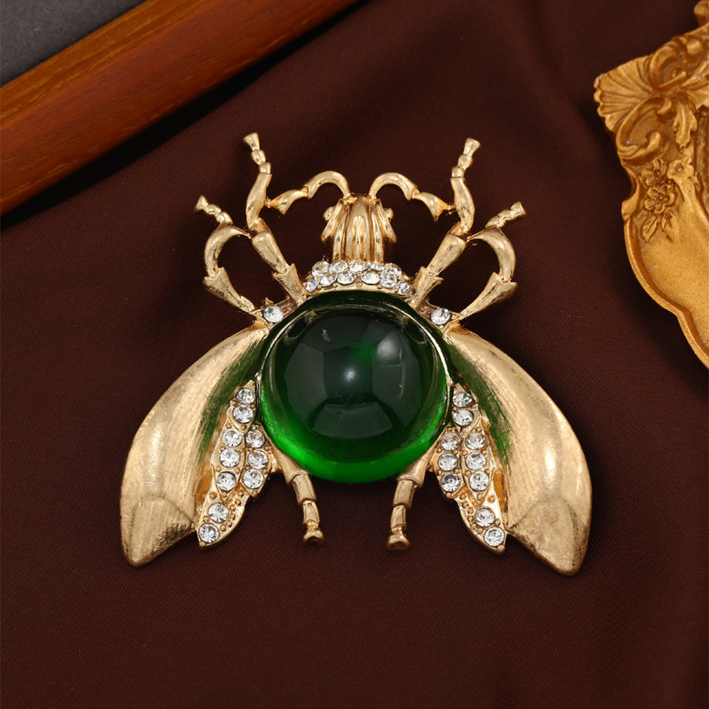 Broșe Morkopela cu insecte pentru bărbați, femei, albine, broșă rotundă din rășină, ace, haine de iarnă, accesorii pentru haine, cadouri de aniversare