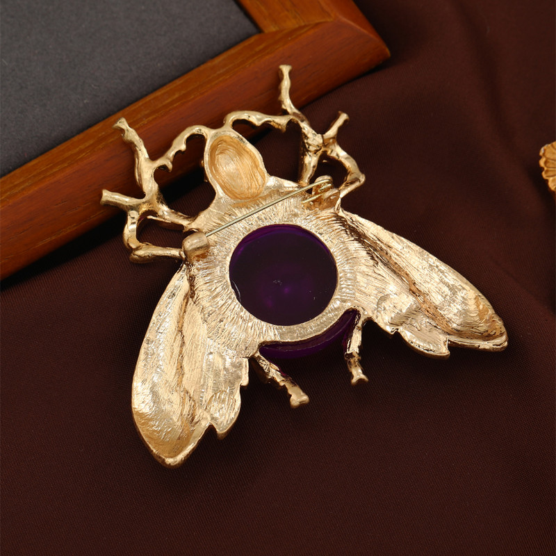 Broșe Morkopela cu insecte pentru bărbați, femei, albine, broșă rotundă din rășină, ace, haine de iarnă, accesorii pentru haine, cadouri de aniversare