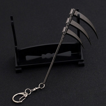 Akatsuki Hidan Scythe Weapon Men Car Moto Keychain Cosplay Anime Αξεσουάρ Manga Ninja Knife Γυναικεία Τσάντα Charm Cool δώρο