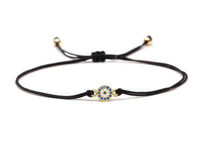 Alb, albastru, zircon, cristal, mini ochi turcesc, brăţară cu farmec, femei, bărbaţi, grad 5A, CZ, cupru, ochi rău, galben, verde, roşu, bijuterii.