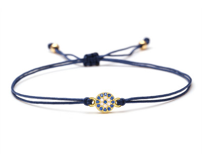 Alb, albastru, zircon, cristal, mini ochi turcesc, brăţară cu farmec, femei, bărbaţi, grad 5A, CZ, cupru, ochi rău, galben, verde, roşu, bijuterii.