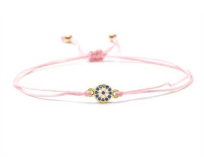 Alb, albastru, zircon, cristal, mini ochi turcesc, brăţară cu farmec, femei, bărbaţi, grad 5A, CZ, cupru, ochi rău, galben, verde, roşu, bijuterii.