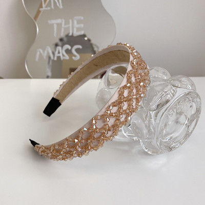 2019. Novi sjajni dodaci za kosu sa kamenčićima za žene Modni neklizajući zubi Trake za kosu Obruč za kosu