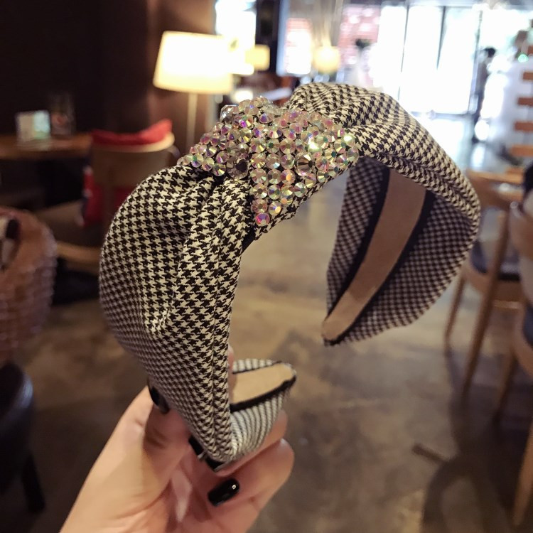 2019. Novi sjajni dodaci za kosu sa kamenčićima za žene Modni neklizajući zubi Trake za kosu Obruč za kosu