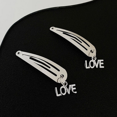 Europska i američka osobnost Metalni privjesak BB kopča Cool Girl kopča za kosu kopča za šiške Jednostavni prikladni dodaci za kosu za žene